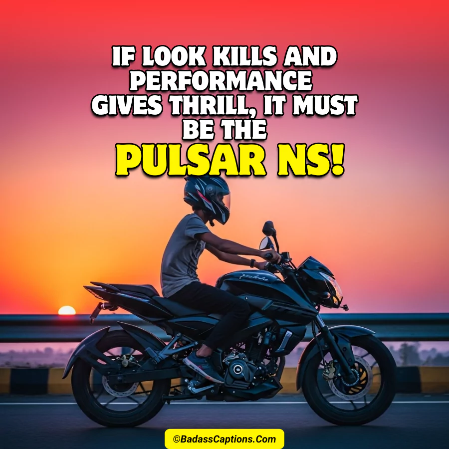 Pulsar Bike Quotes & Captions for Instagram