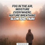 Foggy Morning Captions for Instagram
